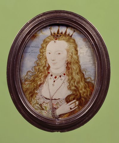 Elizabeth Stanley, gravin van Huntingdon door Nicholas Hilliard